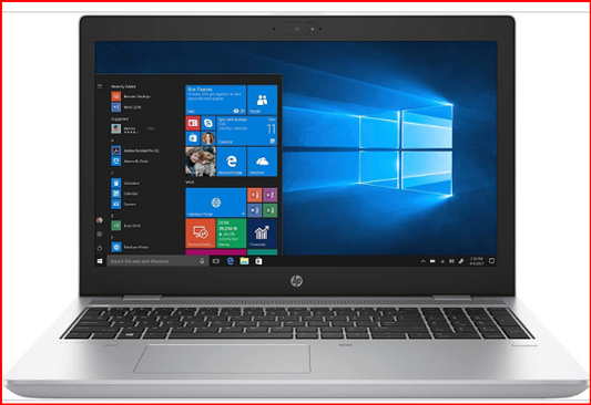 HP ProBook 650 G4 Intel Core i5, 1.6GHz, 8 GB RAM, 500 GB SSD, Windows 10 Pro (Silver) 15 Inch Refurbished